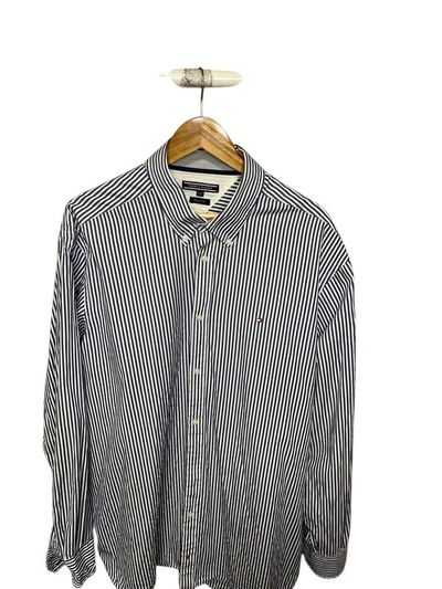 Tommy Hilfiger Striped Button-Up Shirt #M